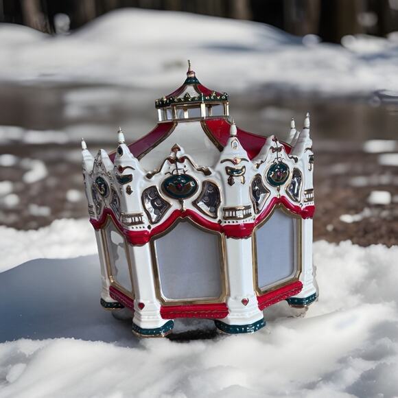Department 56 Snow Village "The Carnival Carousel" #54933 Read description - Picture 1 of 12
